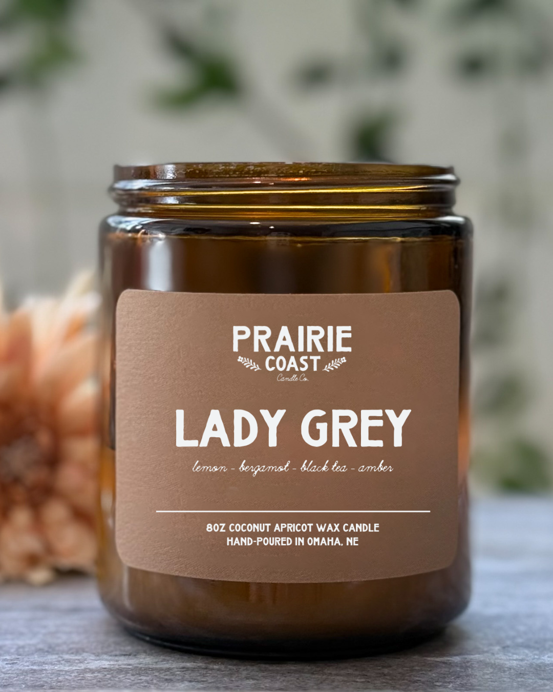 Lady Grey- Coconut Wax Candle (8oz)