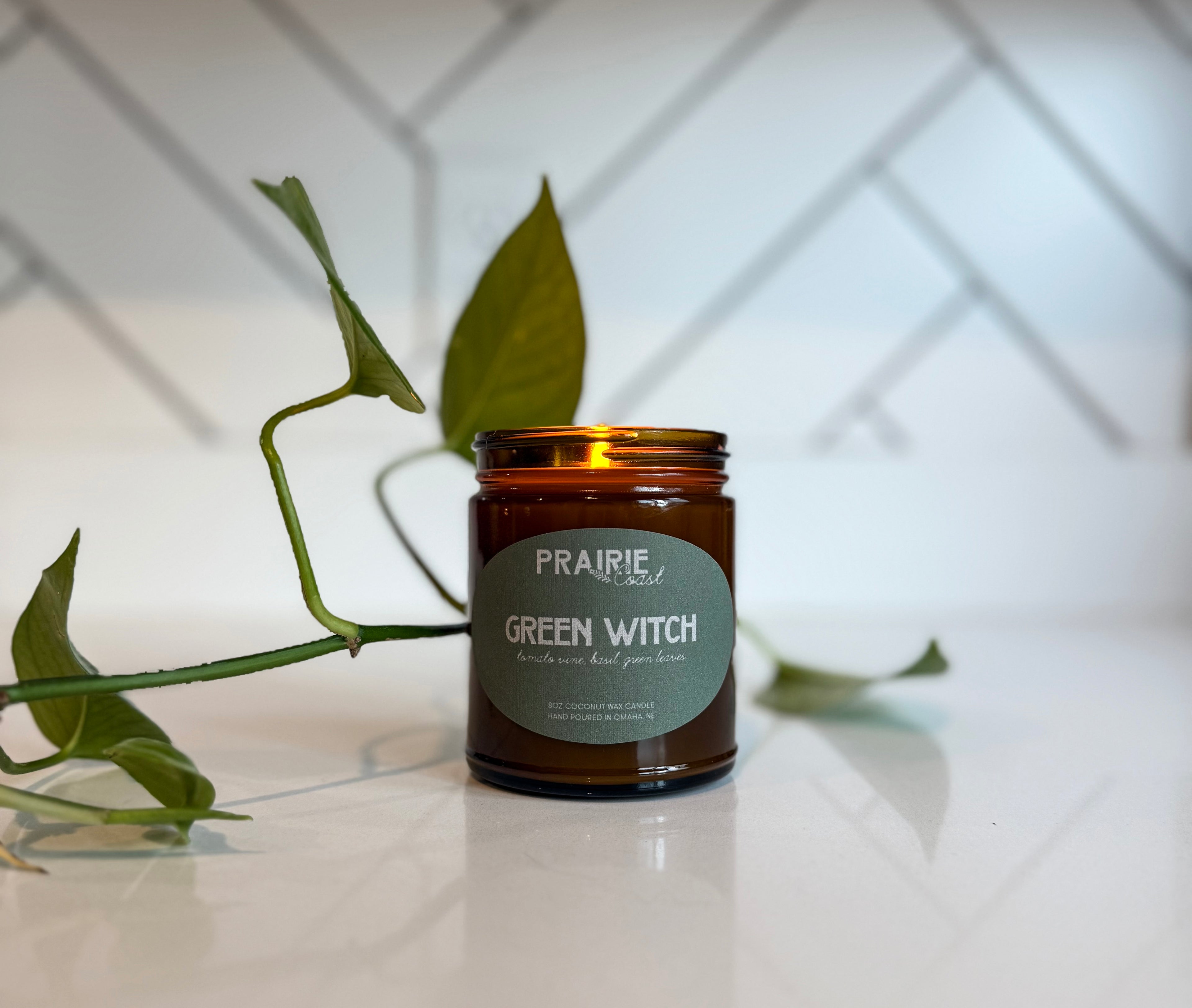 Green Witch Candle (8oz)