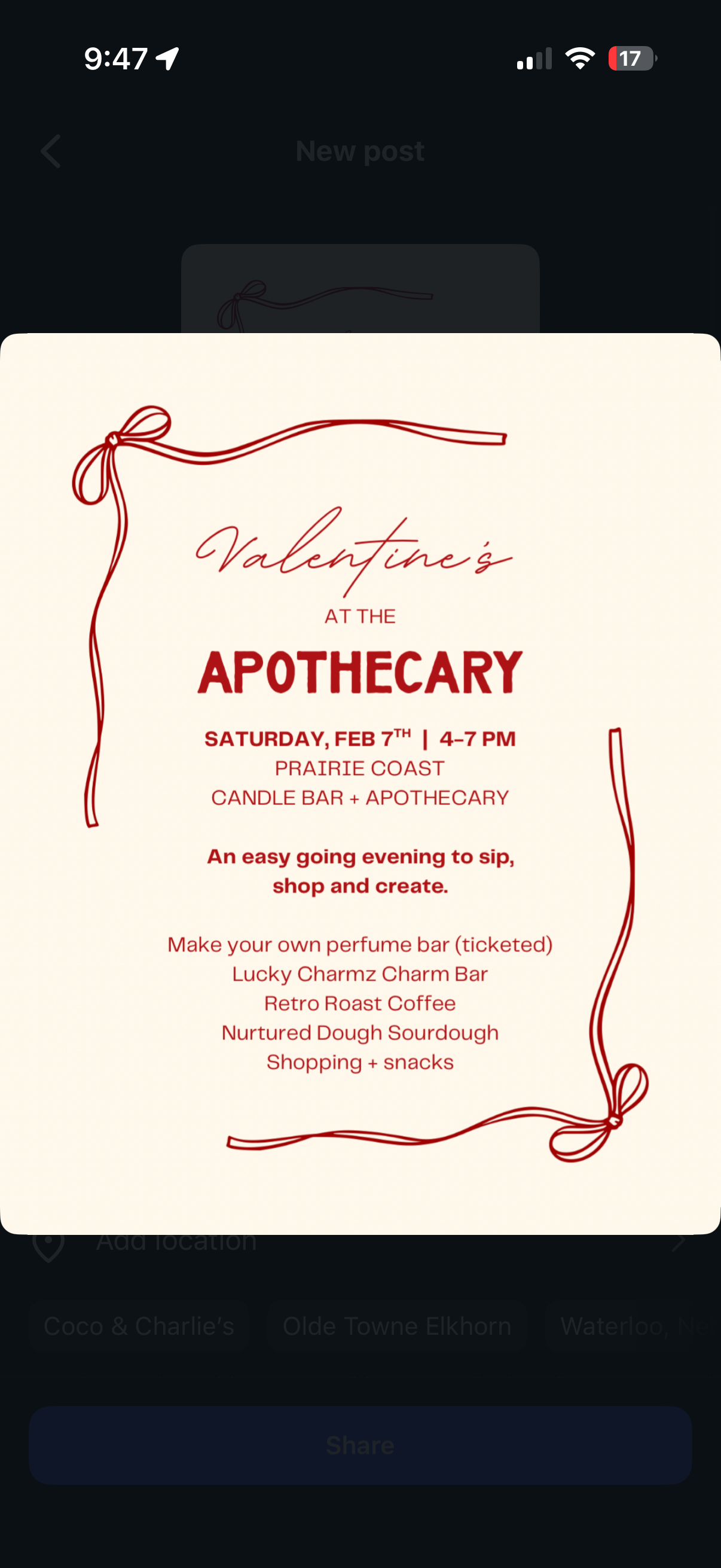 Valentine's at the Apothecary