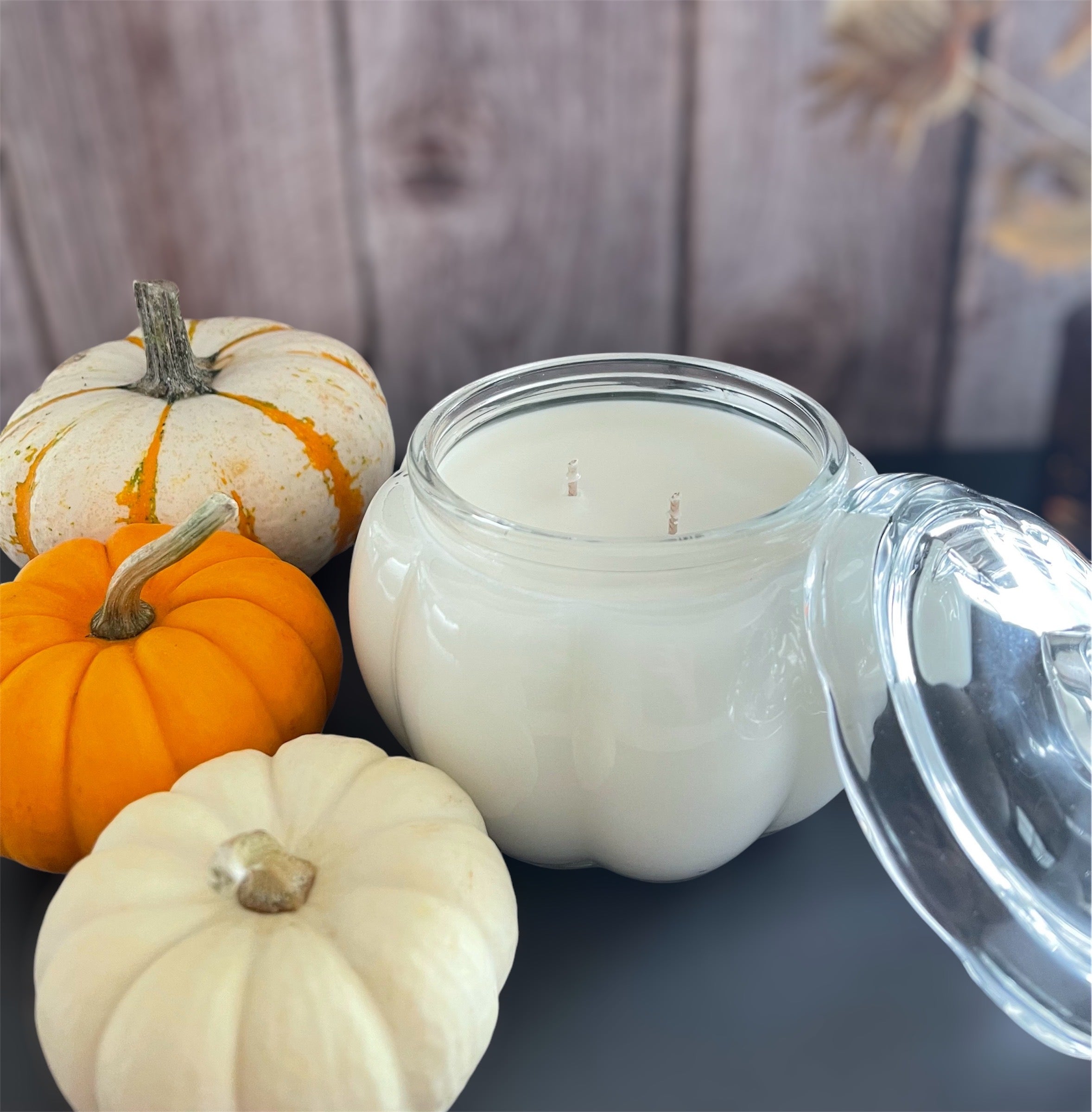 Clear Glass Pumpkin (12oz)
