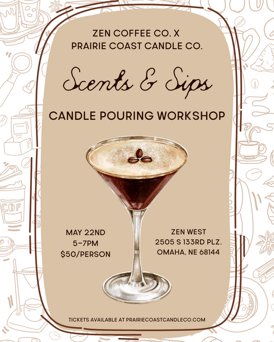 Scents + Sips: A Candle Pouring Workshop at Zen Coffee Co. West